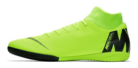 botines nike verde y naranja