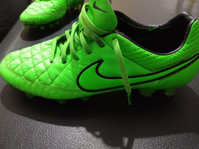 botines nike tiempo verdes