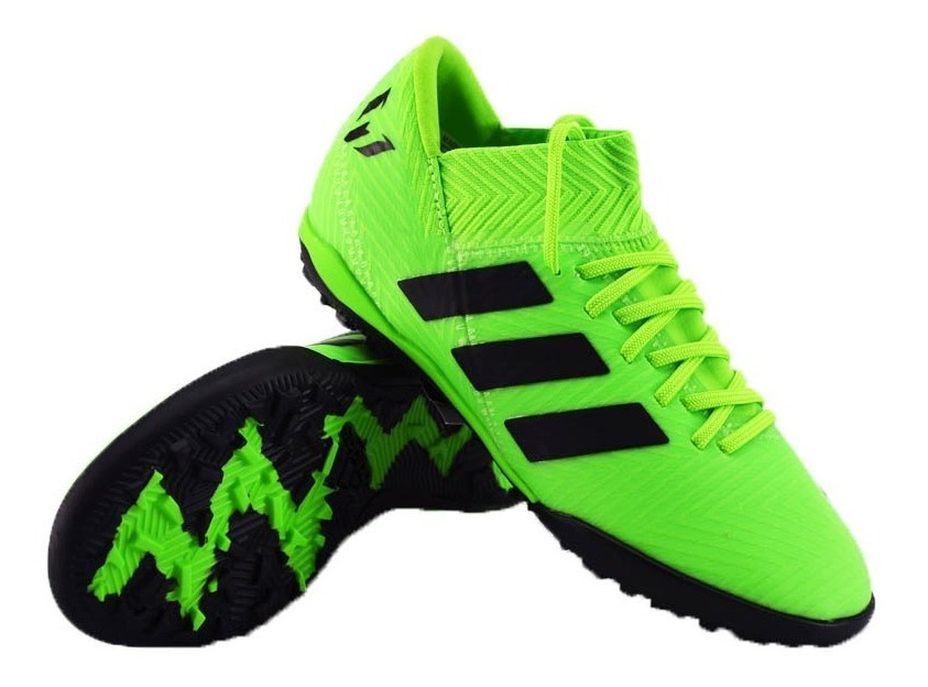 botines de messi verdes