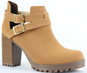 botines color camel