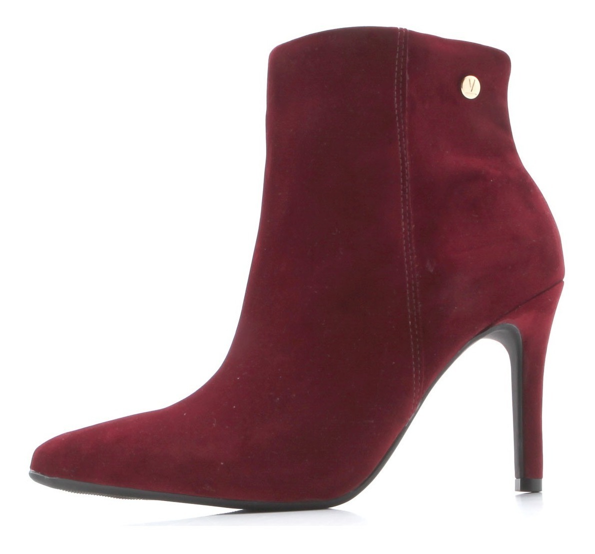 Botinha Cano Curto Vizzano Feminina Nobuck Inverno Conforto - R$ 155,00 em Mercado Livre