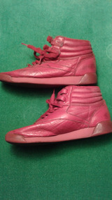 reebok freestyle mujer rojas