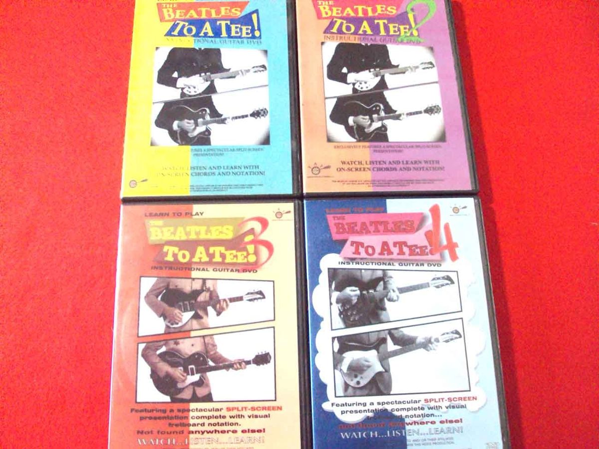 Box 04 Dvds Learn To Play The Beatles A Tee Anos 60 R 140 Box 04 Dvds Learn To Play The Beatles