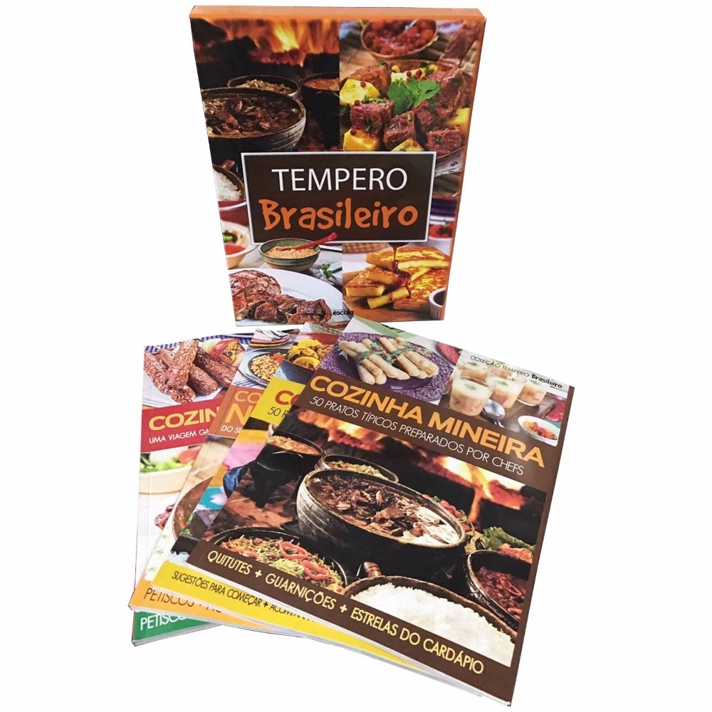 Download Box 4 Livros De Receitas Coleção Tempero Brasileiro - R$ 66,00 em Mercado Livre