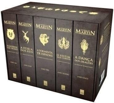 Box Guerra Dos Tronos - Game Of Thrones - 5 Livros - R