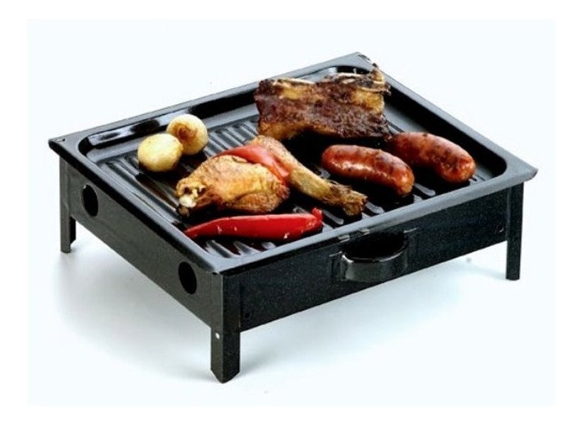 Tienda Ramona Net | Brasero De Mesa Enlozado Para El Asado Jovifel