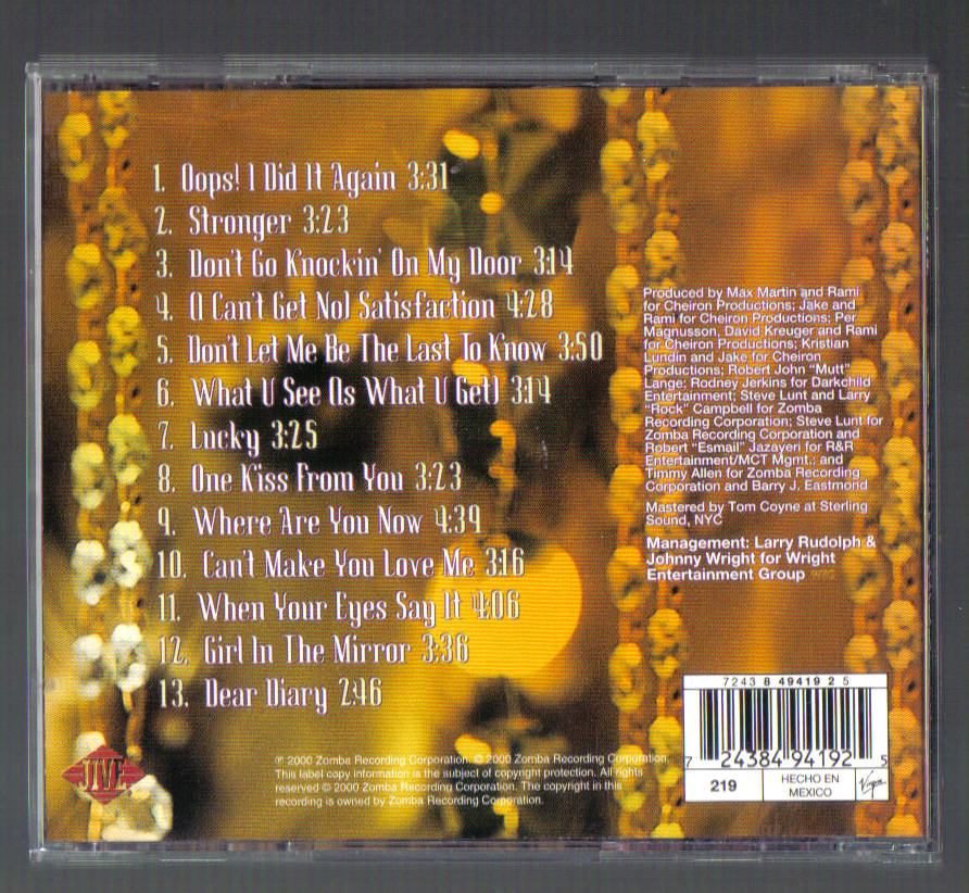 oops i did it again album oops i did it again album