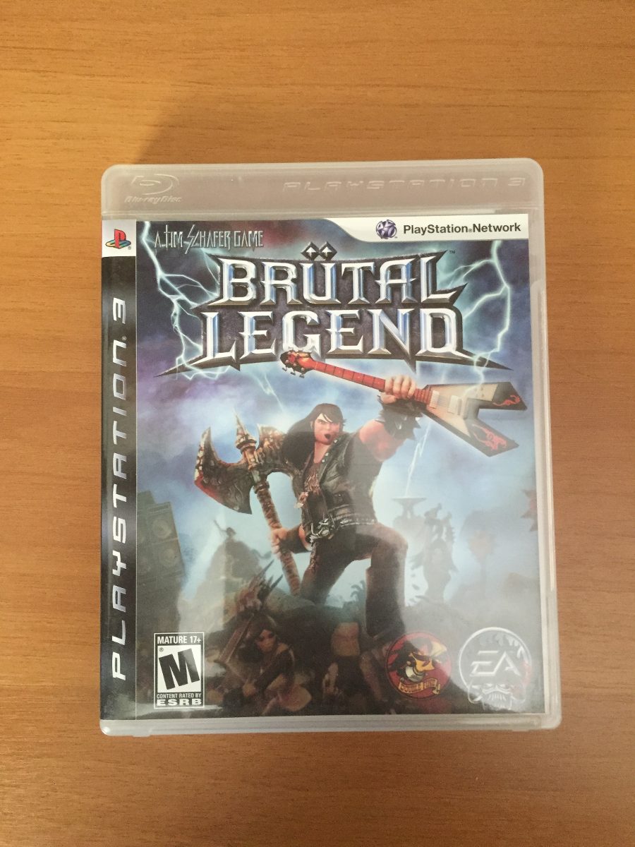 brutal legend ps3 lp sleeve brutal legend ps3 lp sleeve