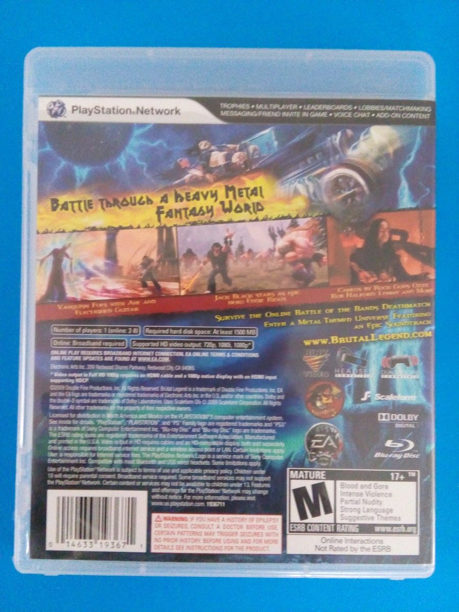 comprar brutal legend ps3 comprar brutal legend ps3