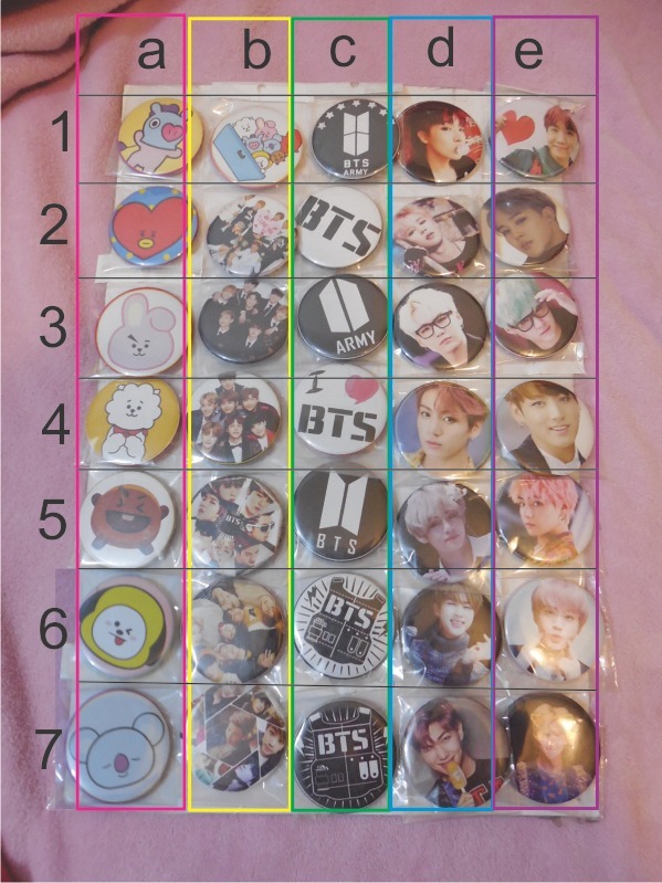 Bts Army Pins Botones Kpop Bt21 Jimi Suga V Jungkook Kawaii 1999