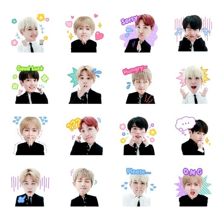  Bts  Stickers Bts  Para Whatsapp  2021 3 500 en Mercado Libre