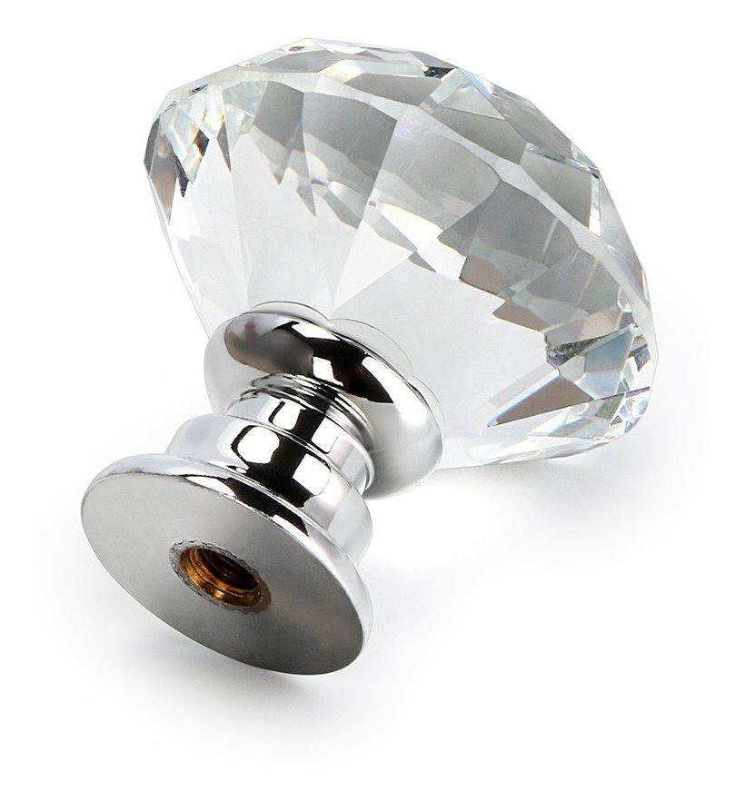 Btsky 20 Pcs Diameter 30mmi ˆ1 18inchi Clear Crystal Glass