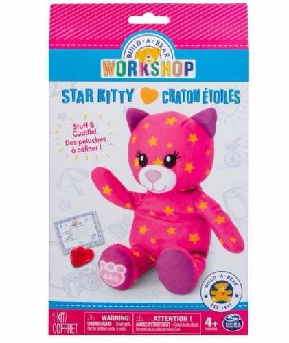 NEW Build A Bear Workshop star kitty chaton etoiles Stuff /& Cuddle