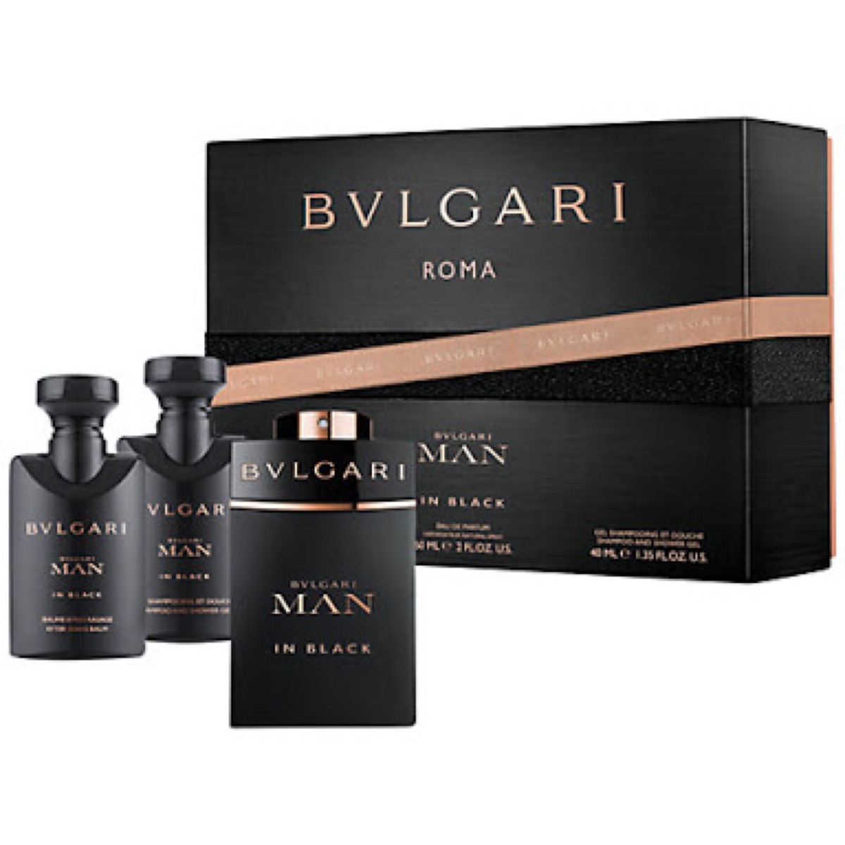 Bulgari Man In Black Roma Kit - R$ 335 