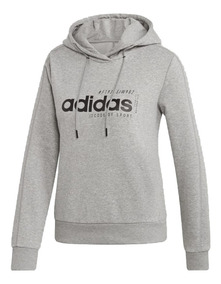 buzo adidas gris mujer