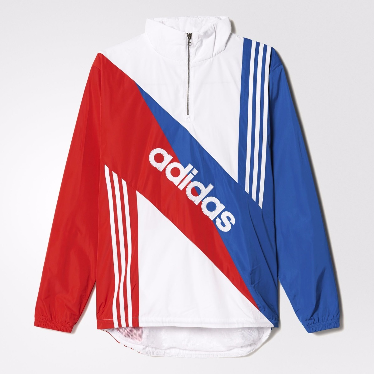 buzo adidas rojo y blanco