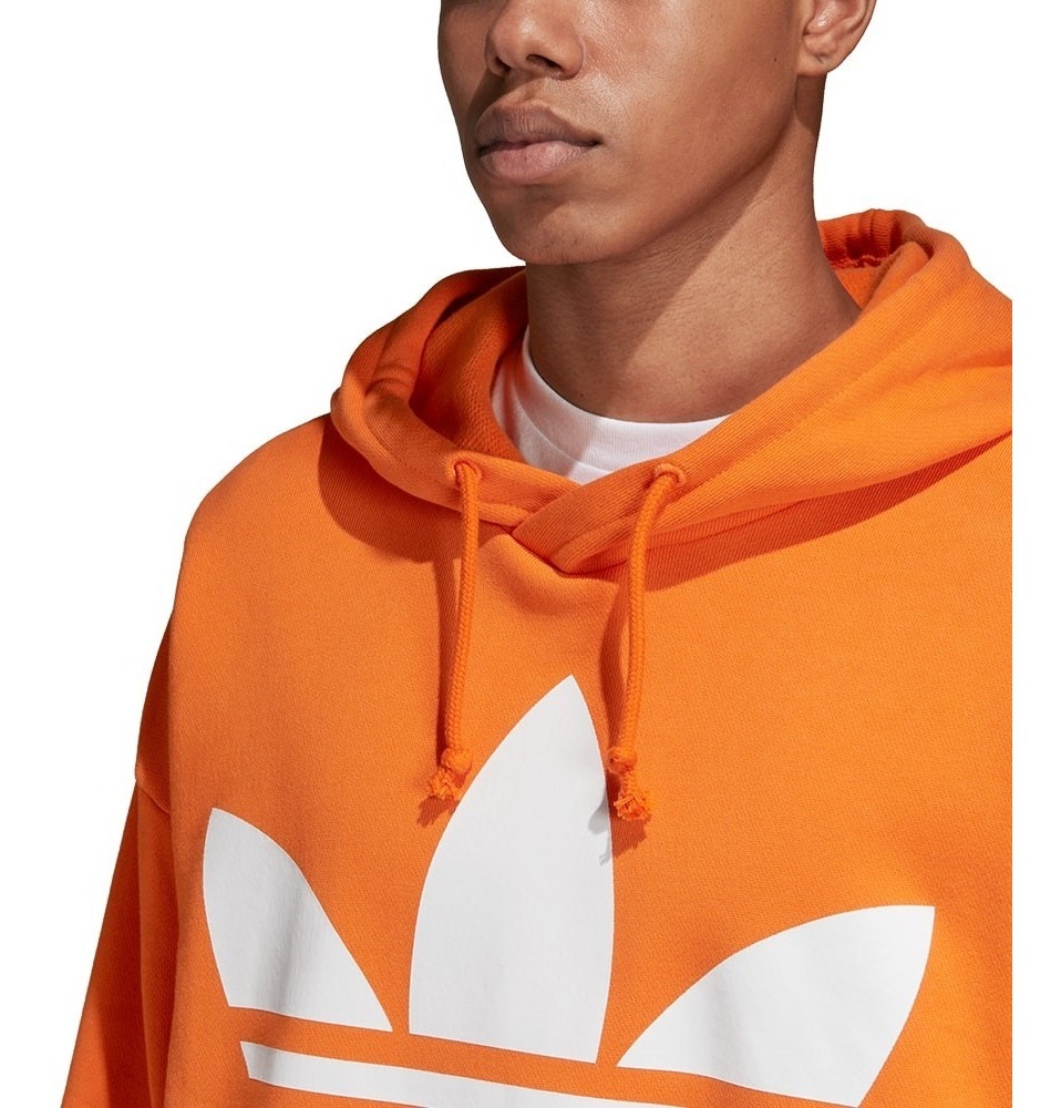 buzo adidas naranja hombre