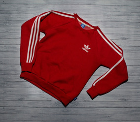 buzo rojo adidas mujer