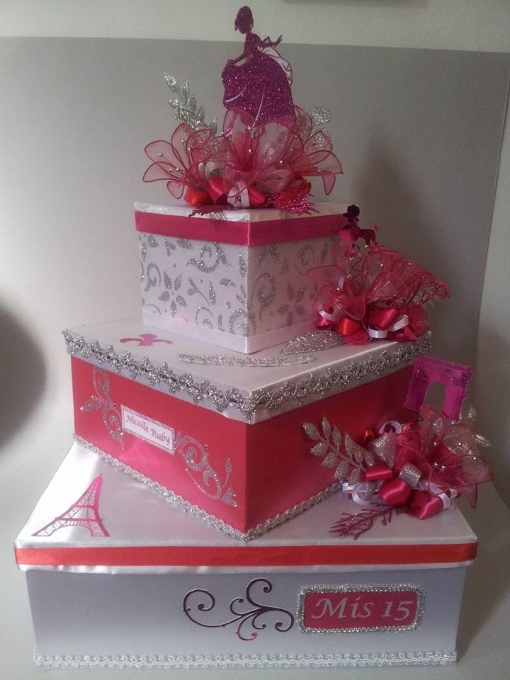 Buzones De Regalos Para 15 Años O Bodas 3 Pisos - Bs. 20.000,00 en