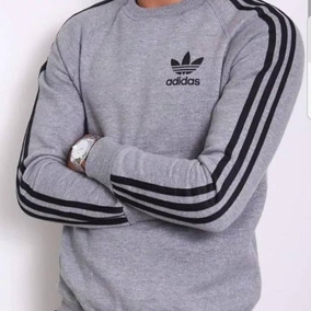 buzo adidas gris para hombre