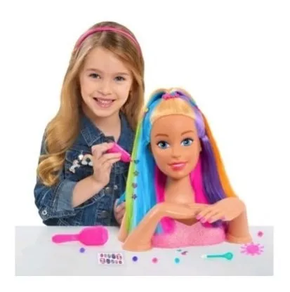 barbie cabeza para peinar