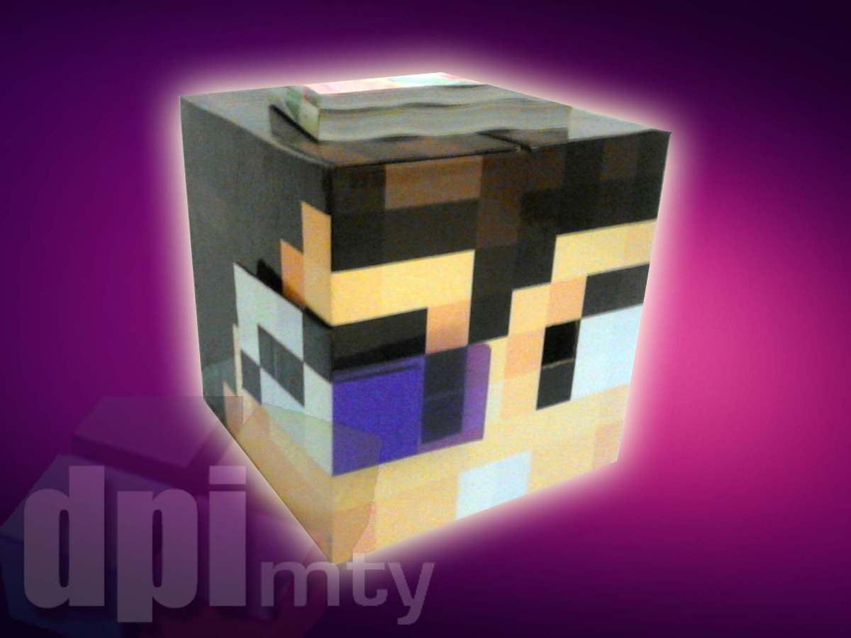 Cabeza Minecraft De Vegetta777 - $ 390.00 en Mercado Libre