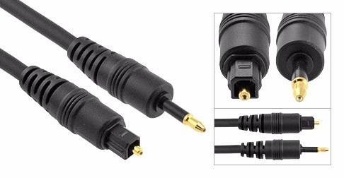 Cable Audio Optico Toslink Mini Toslink 3.5 Mm 10 Mts Mac