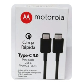 Cable Tipo C A Tipo C Original Para Motorola En Caja Cerrada