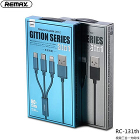 Cable Usb 3 En 1 Remax Rc131th Apple Android Telefono Tablet
