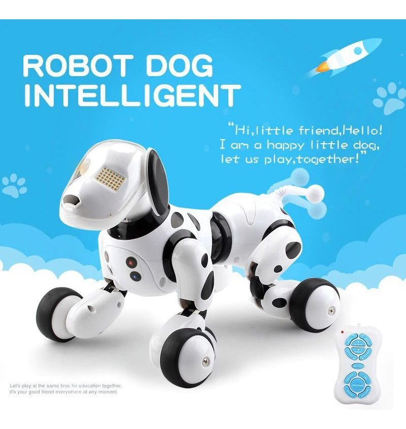 Cachorro Robo Controle Remoto Smart Dog Robot Igual Zoomer R