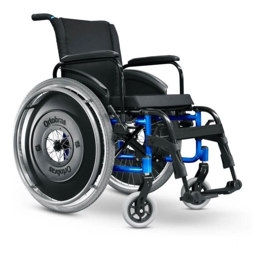 Cadeira De Rodas Desmontável Em Alumínio Avd Ortobras Cores - R$ 1.614,00  em Mercado Livre