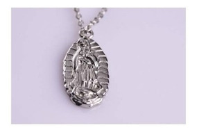 Virgen María Collar Relicario De Oro Plateado Madonna de la Vigen María Nuestra Señora 838