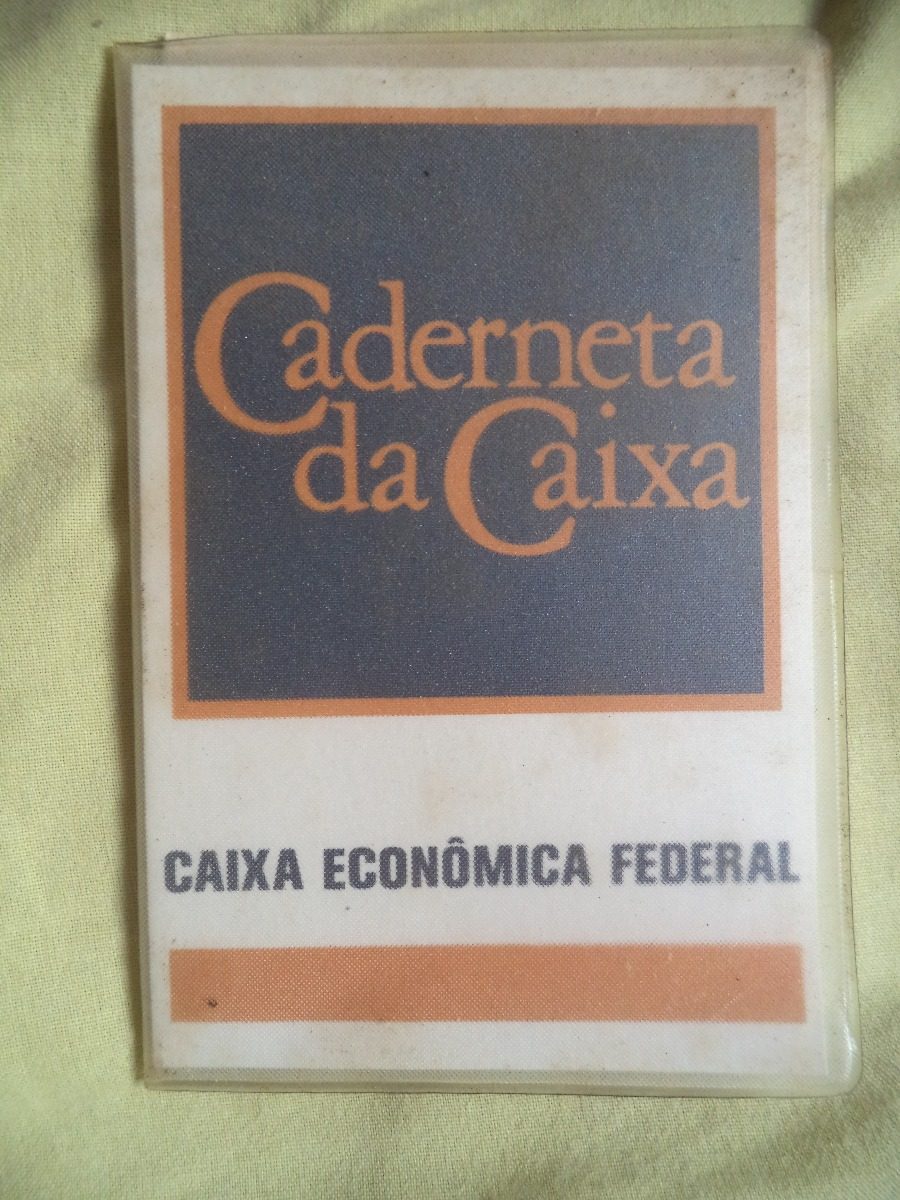 Caderneta De Poupança Antiga Da Caixa Econômica De 1982 