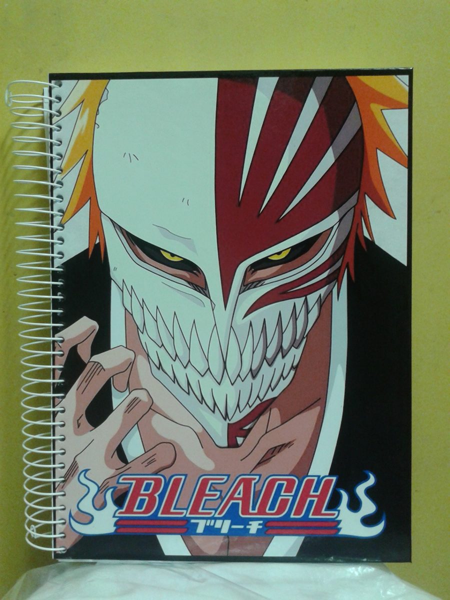 Caderno De Anime Bleach 10 Materias200 Folhas Mod1 - R$ 43 