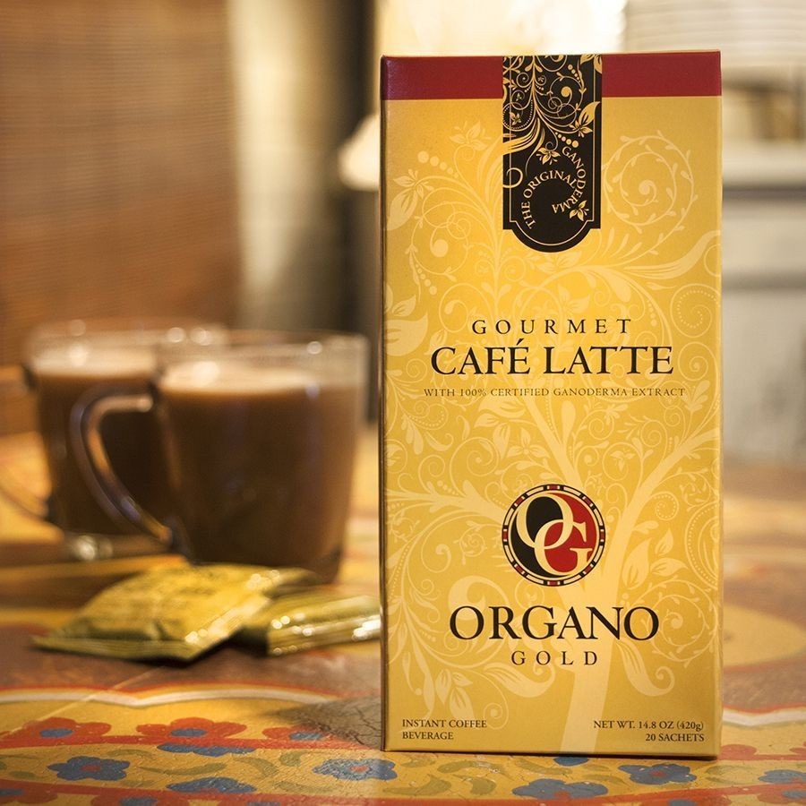 Café Gourmet Latte Organo Gold Organico Caja Con 20 Sobres