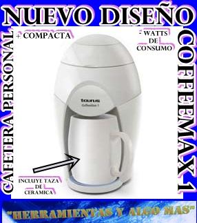 Cafetera Personal Taurus Con Taza De Ceramica Nuevo Diseño Cafetera Personal Taurus Con Taza De Ceramica Nuevo Diseño