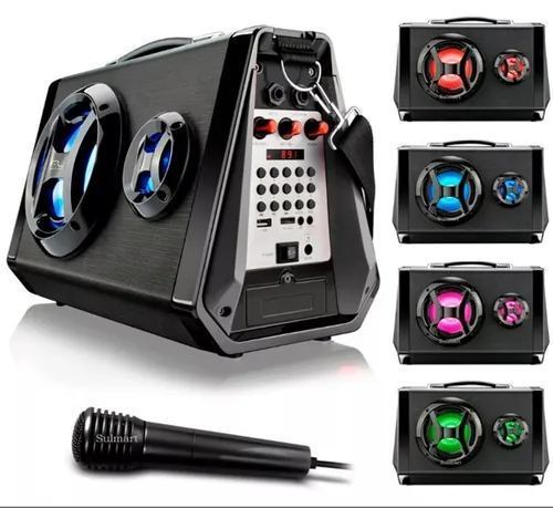 caixa de som 80w rms bluetooth sp217 multilaser