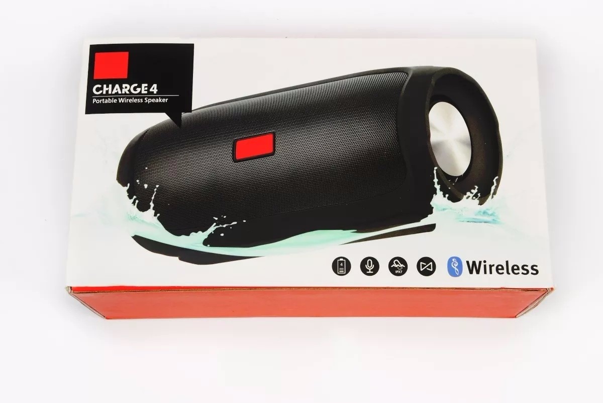 Caixa De Som Jbl Charge 4 Bluetooth Portátil - Lançamento
