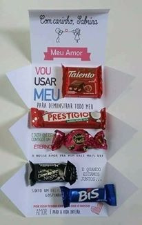 Caixa Frases Completa Com Chocolate Completa - R$ 25,00 em 