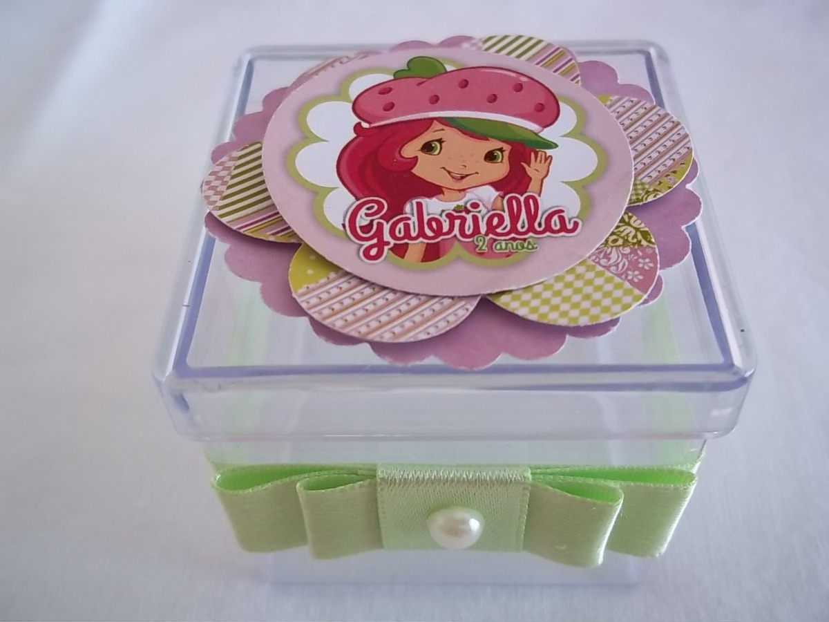 Caixinhas De Acrilico 5x5 Personalizadas Com Scrap - R$ 38 