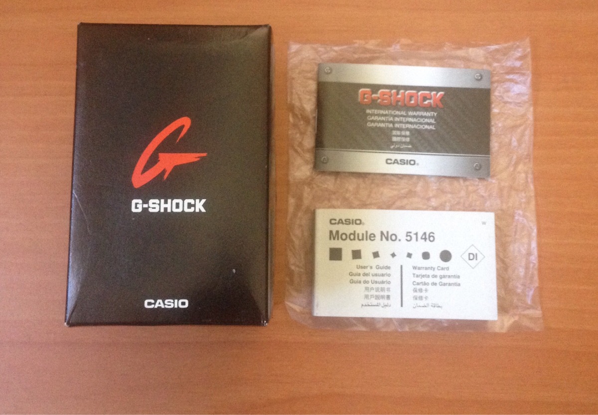 caja de casio g-shock con manual de usuario y garantía. Cargando zoom.