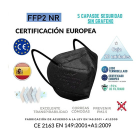 Caja De Mascarillas Ffp2 Homologadas Union Europea 5 Capas