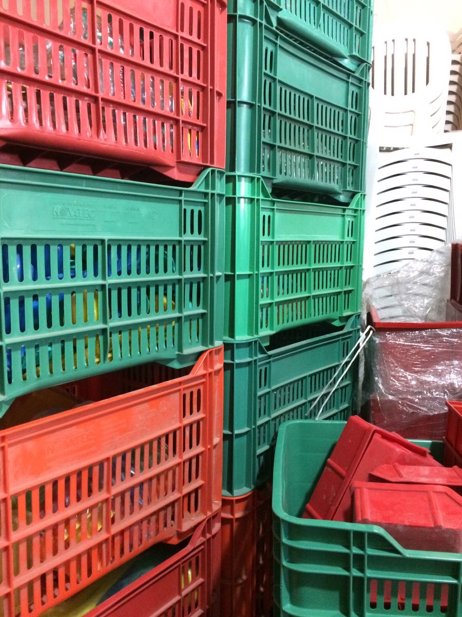 Caja De Plástico Calada / Caja Agricola Tipo Tijuana