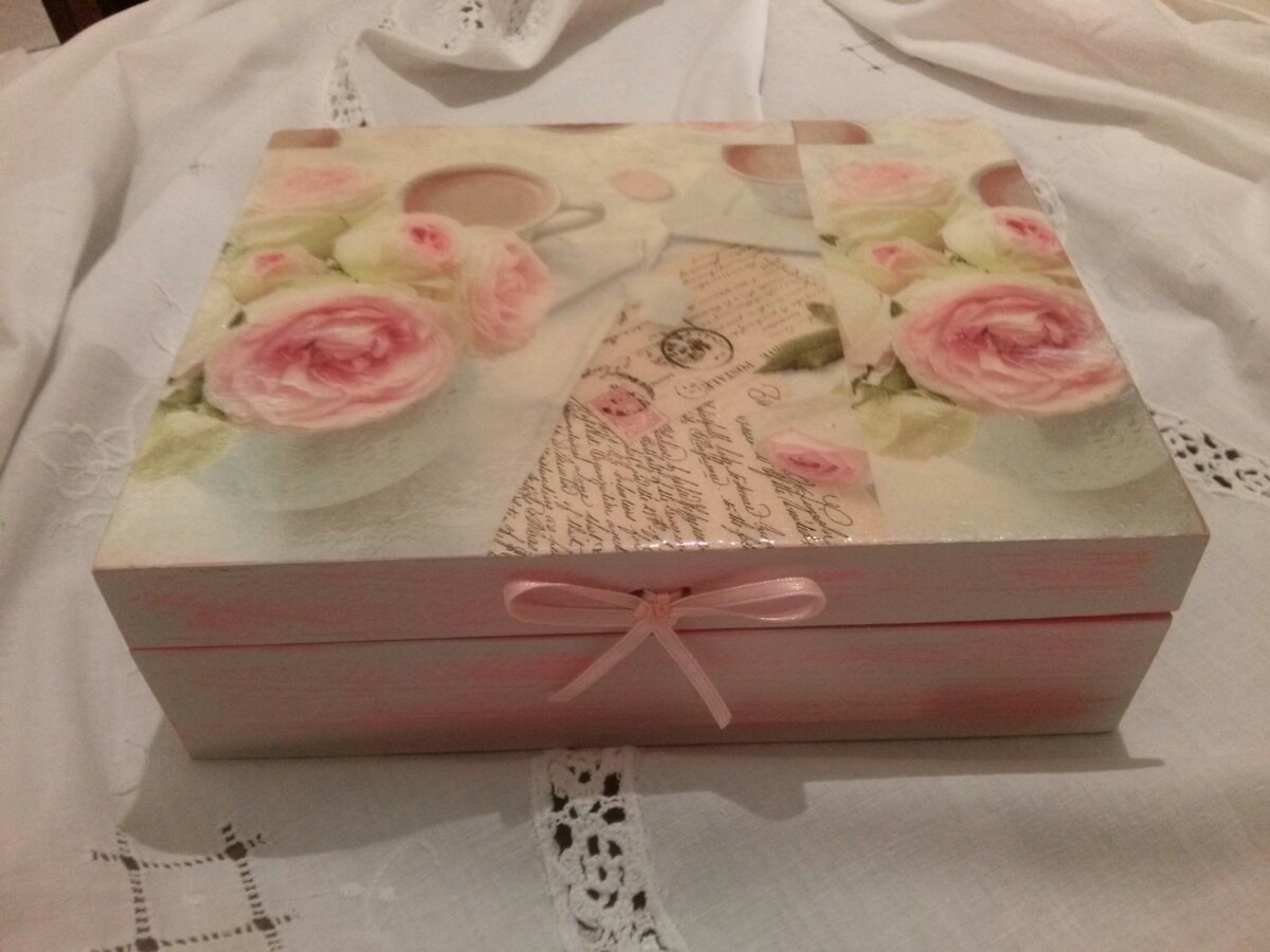 Caja De Madera Decoradas Con Decoupage Caja De Madera Decoradas Con Decoupage