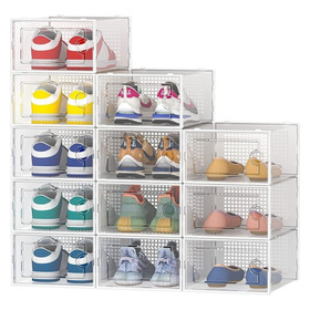 Caja Organizadora De Zapatos Set X4 Unidade Apilables Firmes