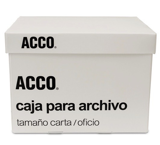 Caja Para Archivo Muerto Plástico 2mm Paquete Con 5 Piezas 