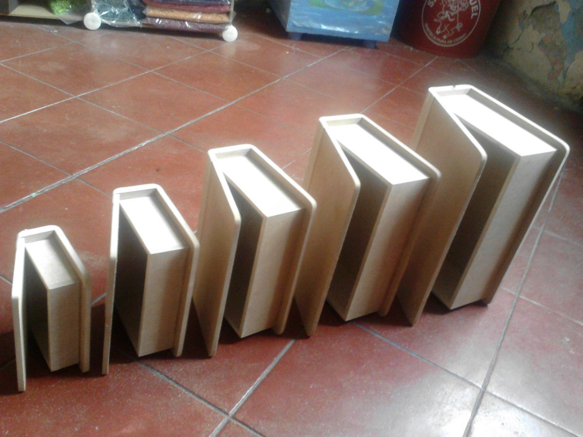 Cajas De Mdf En Forma De Libro - $ 25.00 en Mercado Libre Cajas De Mdf En Forma De Libro - $ 25.00 en Mercado Libre