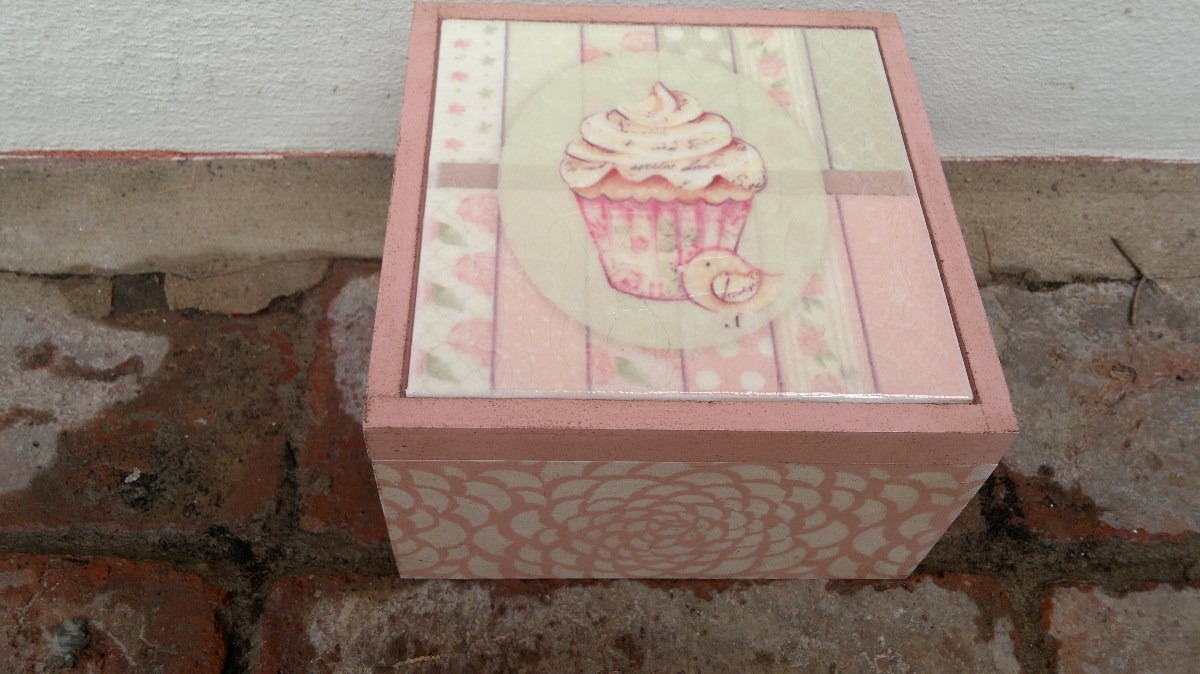 Cajas De Te 9 % (decoupage, Falso Cuero, Craquelado, Etc)