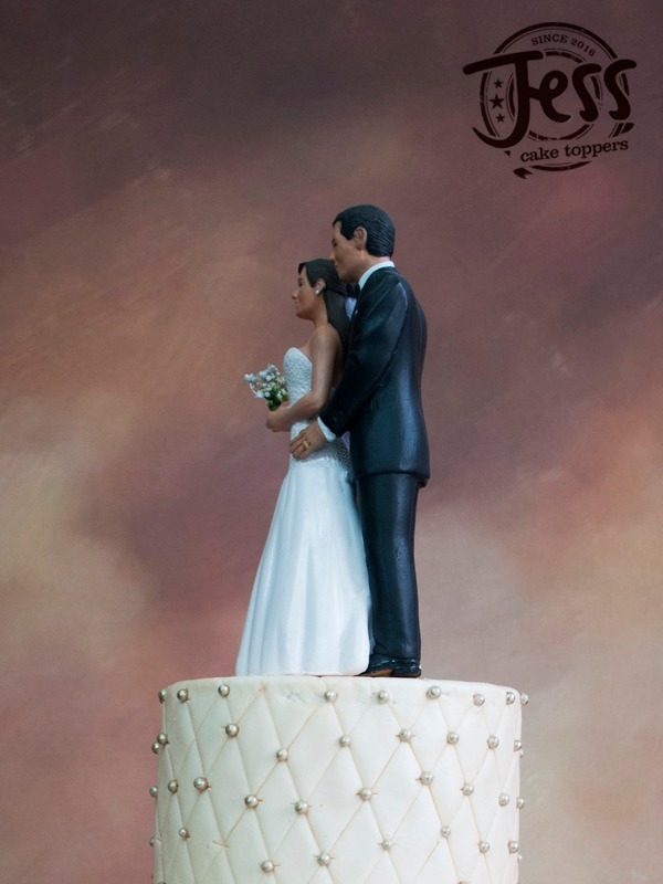cake toppers o figuras para pastel de boda (pareja novios