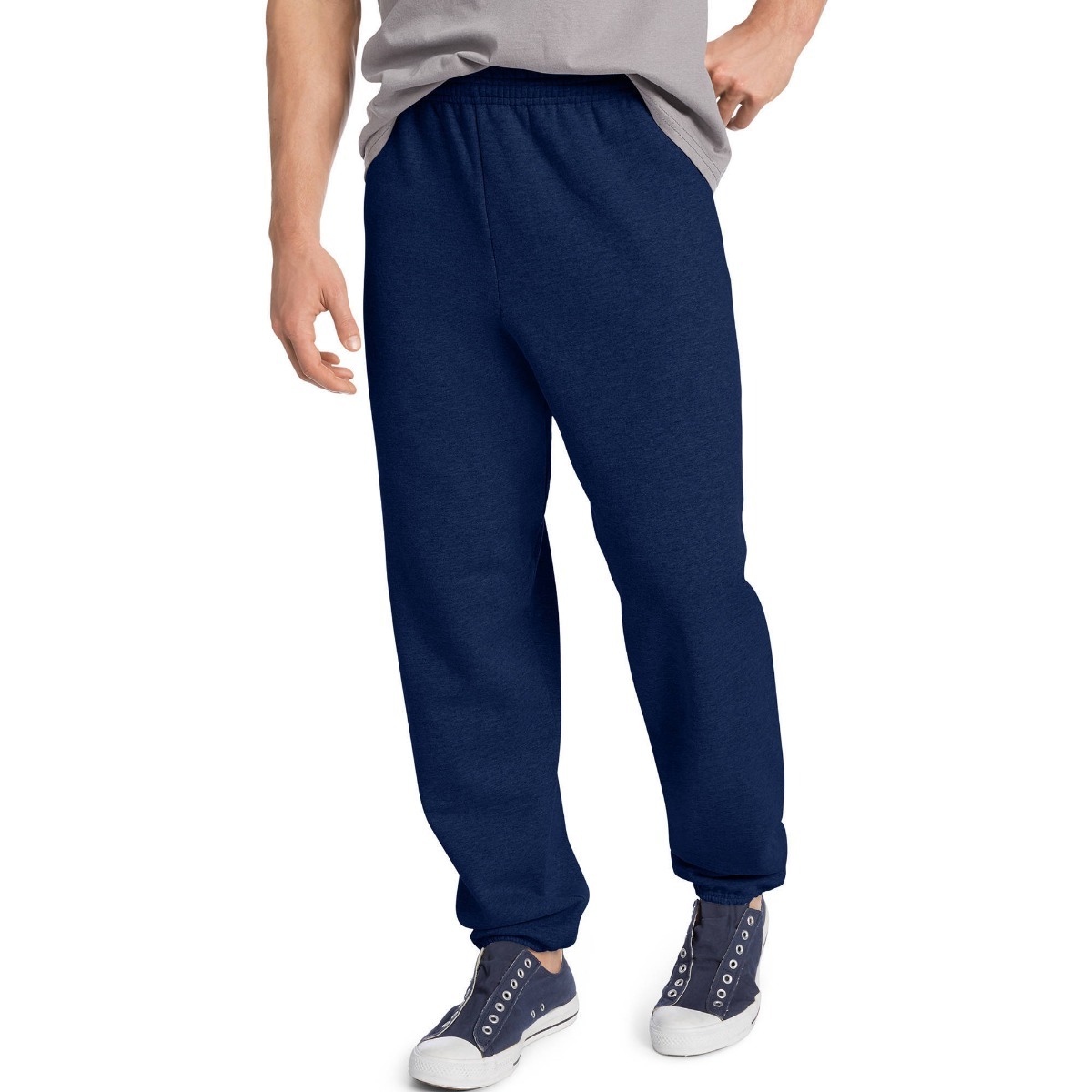 calça moletom masculina azul marinho